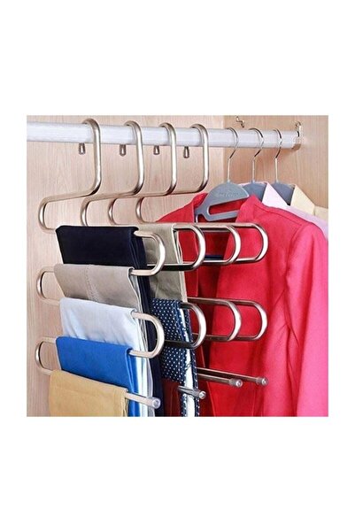 Trendy Shop Umeraș pentru pantaloni Umeraș inteligent cu 5 niveluri