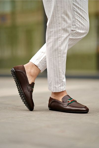 Ahmed Hamdi Bey Dark Brown Men's Leather Shoes