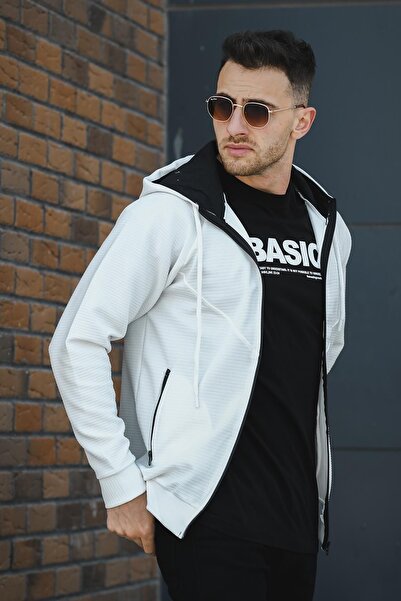 Oksit Φούτερ Milos Ottoman με κουκούλα με φερμουάρ