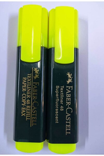 Faber Castell Fosforlu Işaretleme Kalemi-faber-castell 2 Adet-sarı