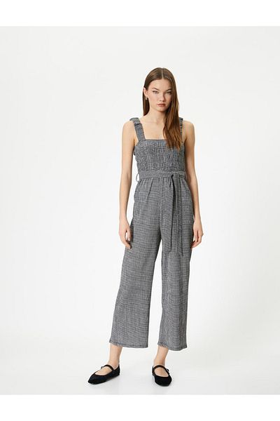 Koton Schwarzer Overall für Damen - 4sal40097ık