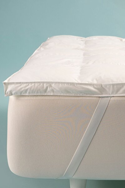 OTHELLO Fibra Pamuk Kumaş Boncuk Elyaf Koruyucu Yatak Pedi 140x200 5 Cm