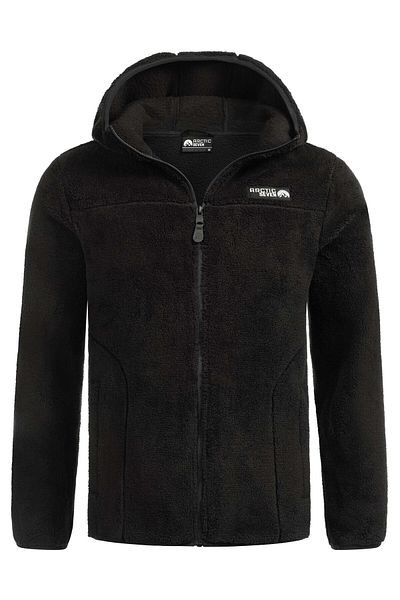 Arctic Seven Herren Sherpa Fleecejacke mit Kapuze AS413