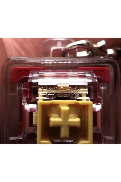 SPELT Outemu Red Panda Tactile Mechanical Switch Key Stress Throw Button Test Keychain Keycap
