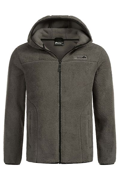 Arctic Seven Herren Sherpa Fleecejacke mit Kapuze AS413