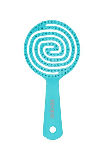 On Time فرشاة شعر بيضاوية ثلاثية الأبعاد من كيوبس مع مشط