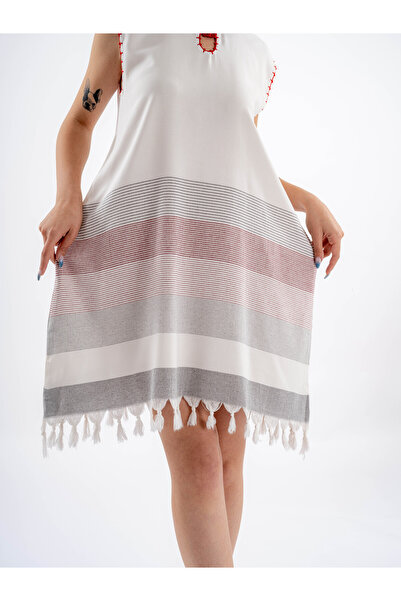 RASERSA Φόρεμα παραλίας από βισκόζη μπαμπού