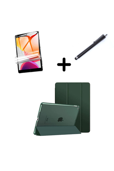 Apple Ipad Air 3 / Pro 10.5" Compatible Case Set Pu Leather Smart Tablet Lock Screen Protector Pen