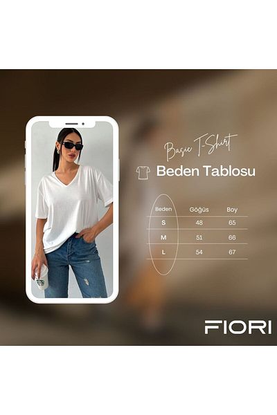 Fiori Tričko s kamennými detaily