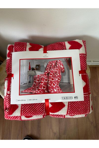 GENÇEV HOME COLLECTİONS Luxury Plush Single Blanket - 160x205 Warming