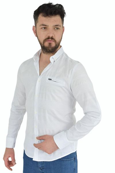 DYNAMO Cămașă sport pentru bărbați Silim Fit 9843 Bgl-st02725