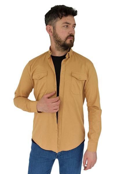 DYNAMO Men's Sports Shirt Silim Fit 9957 Bgl-st02724