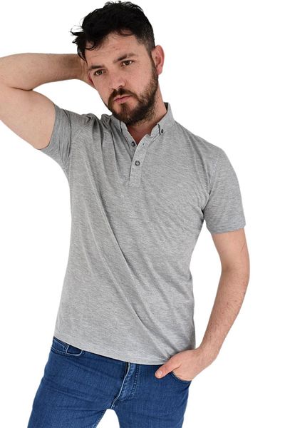 Raymons Tricou polo pentru bărbați cu gât R2180 Bgl-st02787
