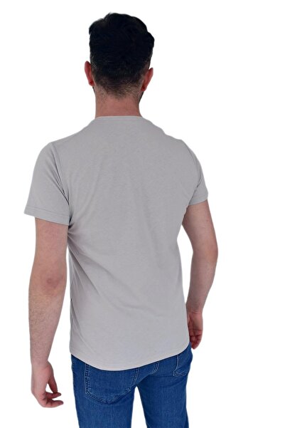 DYNAMO Чоловіча футболка з принтом і круглим вирізом 2385 Bgl-st02824