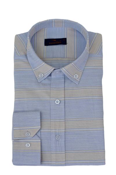 rasstmen Мъжка риза Slim Fit на райета BGL-ST03098