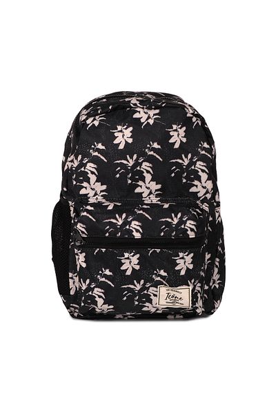 ICONE BAG حقيبة ظهر أيكون مطبوعة بالزهور باللون الأسود