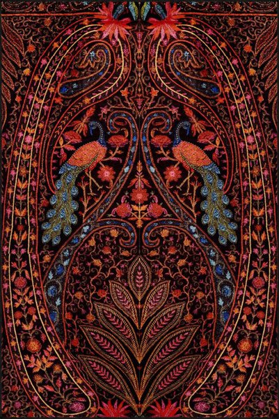 Rugs Modern Halı قاعدة منسوجة بنمط هندسي داكن وسجاد مزخرف قابل للغسل miravip8592