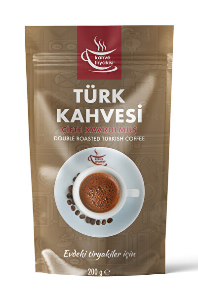 Kahve Tiryakisi Çifte Kavrulmuş Türk Kahvesi 200 gr