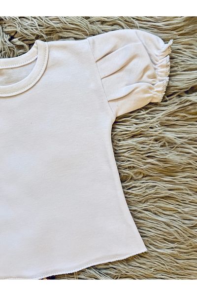 enes baby Set of 2 Patterned Tights White T-Shirt