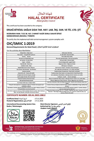 Ersağ Çoban Çökerten (demir Dikeni) 60 Kapsül & Multivitamin Tablet 60 Kapsül