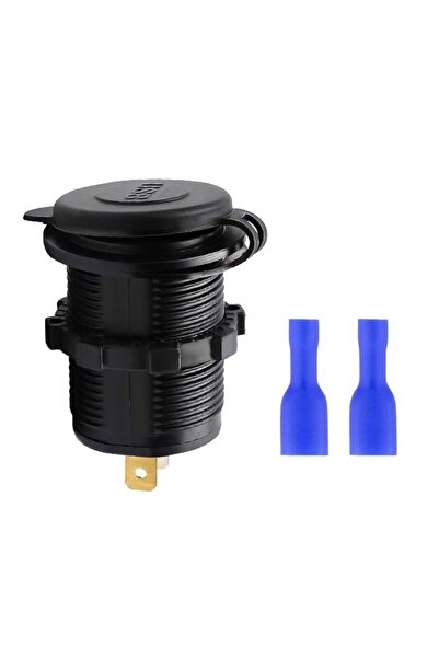Buhara PANO TİP İKİLİ USB ARAÇ ŞARJ SOKETİ 12-24V 2.1A MAVİ