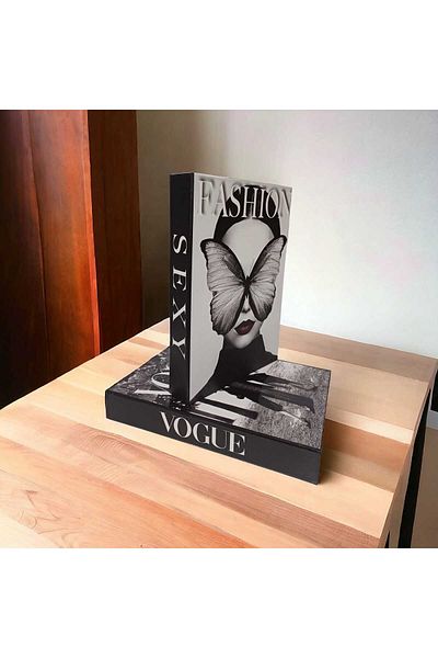 NariHome Decorative Book Box Set of 2