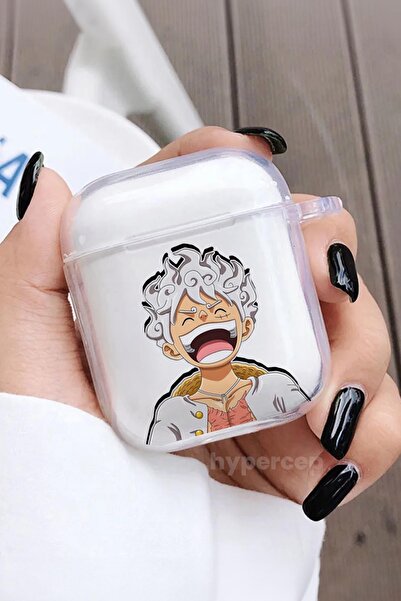 WANNA PROTECT Airpods 1 Ve 2.Nesil Uyumlu Desenli Tasarım Şeffaf Silikon Airp...