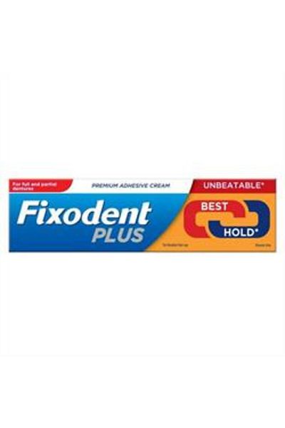 Fixodent Plus Best Hold Dental Denture Adhesive Cream 40gr (1 PC)
