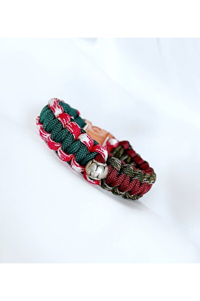•Paracord bileklik 5'i 1 arada hayatta kalmanız için çok amaçlı bileklik