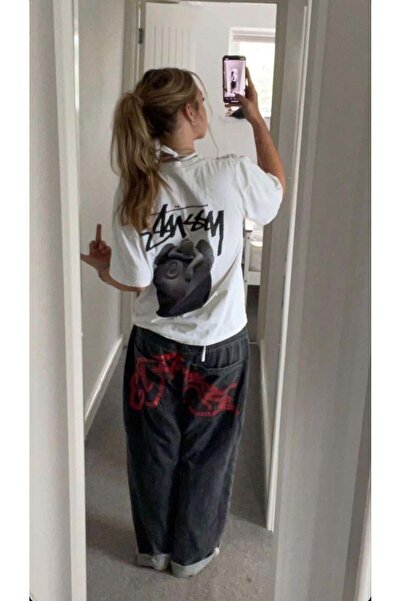 Toum Küt Küt 8 Ball Detail Printed White T-Shirt