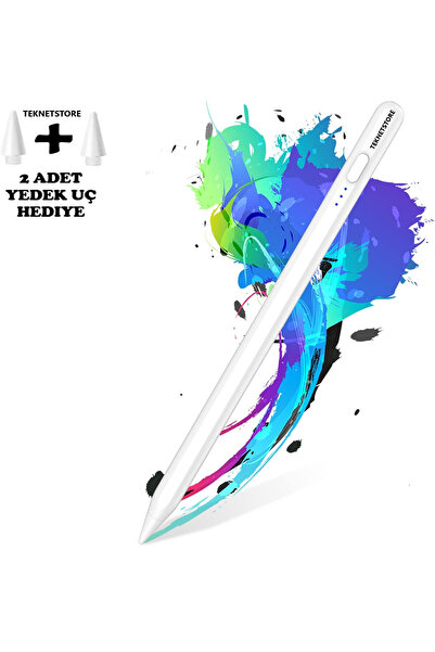 TEKNETSTORE Ipad Pro 13 İnç 2024 Uyumlu Avuç İçi Red Dokunmatik Kalem Elinizi Algılamayan Teknoloji