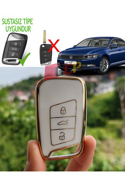 GCP German Car Parts Passat B8 Beige Key Case - Accessory Modified