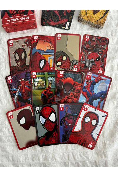 DÜKKAN DESİGN Spiderman Playing Cards