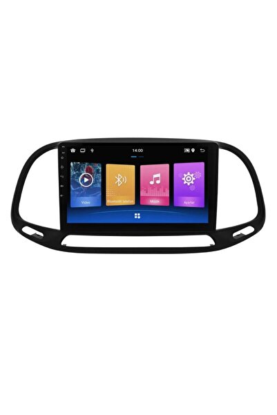Navigold Fiat Doblo Uyumlu Android Carplayli Multimedya 4Gb Ram 64Gb Hafıza Navigasyon Usb BT