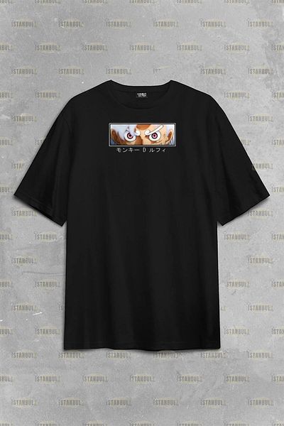 PENTHİLUS NIKA GEAR 5 - Monkey D. Luffy Patterned Oversize T-shirt