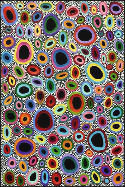 Rugs Modern Halı Στρογγυλό, πολύχρωμο, με μοντέρνα σχέδια, υφαντό με βάση και...