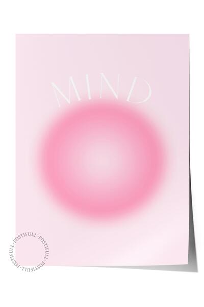 Postifull Aura Series NO:21 - Mind: Pink Circle και Αγγελικός αριθμός έγχρωμη...