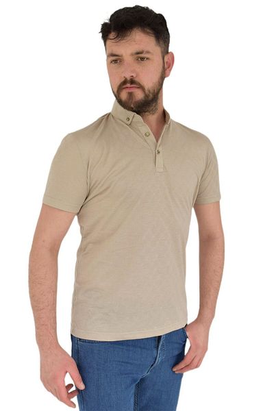 Raymons Tricou polo pentru bărbați cu gât R2180 Bgl-st02787