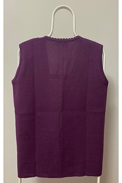 we are the best UYSALİDA Kadın Orta Yaş Ve Üzeri Triko Örgü Düğmesiz Anne Yelek