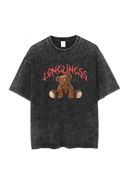 Toum Medved 'Loneliness' Unisex Vintage T-shirt - Grubo opran