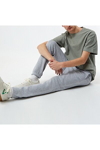 Mad&Calf Men's Non-Raised Sweatpants - Regular Fit, Elastic Leg