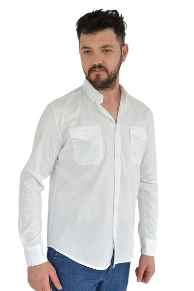 DYNAMO Cămașă sport pentru bărbați Silim Fit de mărime mare - 1-9836 Bgl-st01846