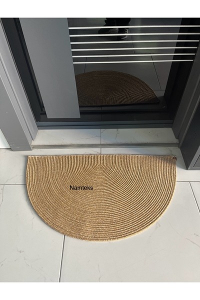 naylişhome Wicker, Jute, polype, Door Mat, Bohemian Style Mat, Washable, Gift...