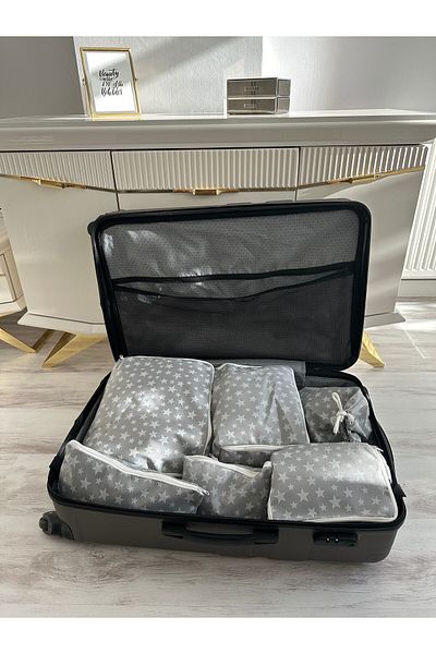Dilara Home Set of 6 Suitcase Organizer
