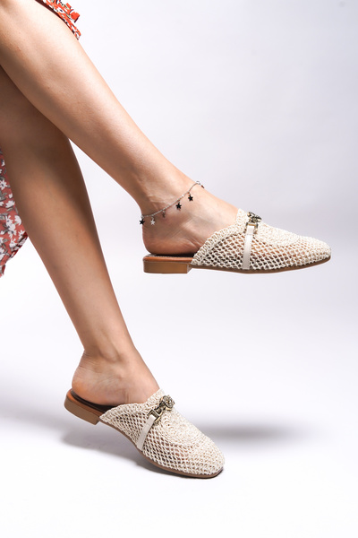 Riccon Papuci de damă bej Maendreil - 0012100