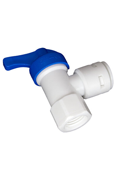 DNT Su Arıtma Yedek Parça DNT 1/4" İç Dişli Girişli 1/4 Çıkışlı Quick Dikey T...
