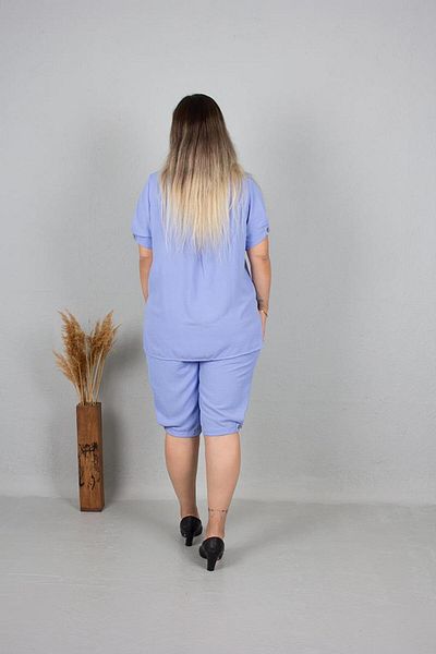 Truva XXL طقم ملابس نسائية منسوجة كابري ملونة من Truvaxxl - Tk332