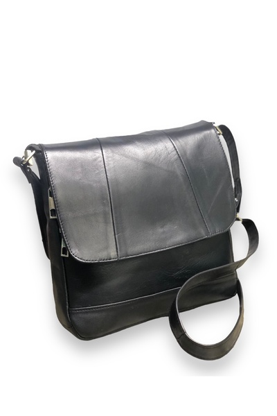 Sir Cliffson Hakiki Deri Mini Crossman Unisex Çapraz Çanta