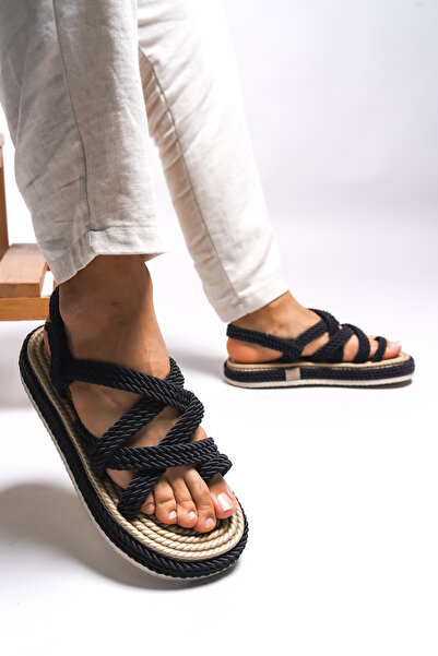 Riccon Heilrith pánské černé sandály -0012102 Model