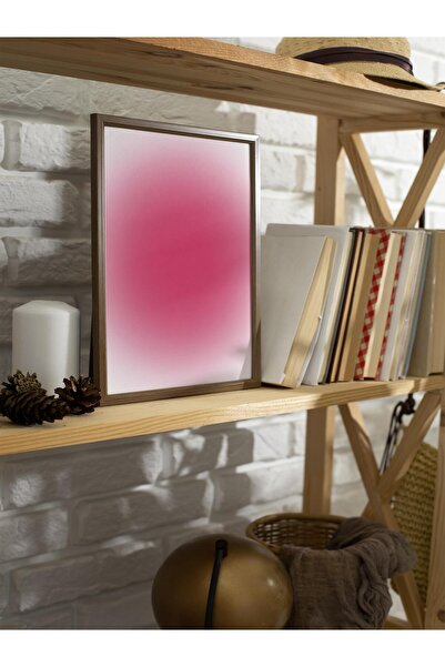 Postifull Çerçevesiz Poster, Aura Serisi NO:182 - Pembe Aura, Melek Numaraları, Renkli Poster